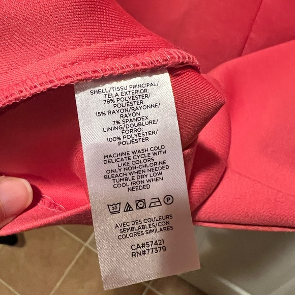 NWT Ann Taylor Midi Flare Dress in Double Knit - Size 0 - Picture 8 of 8